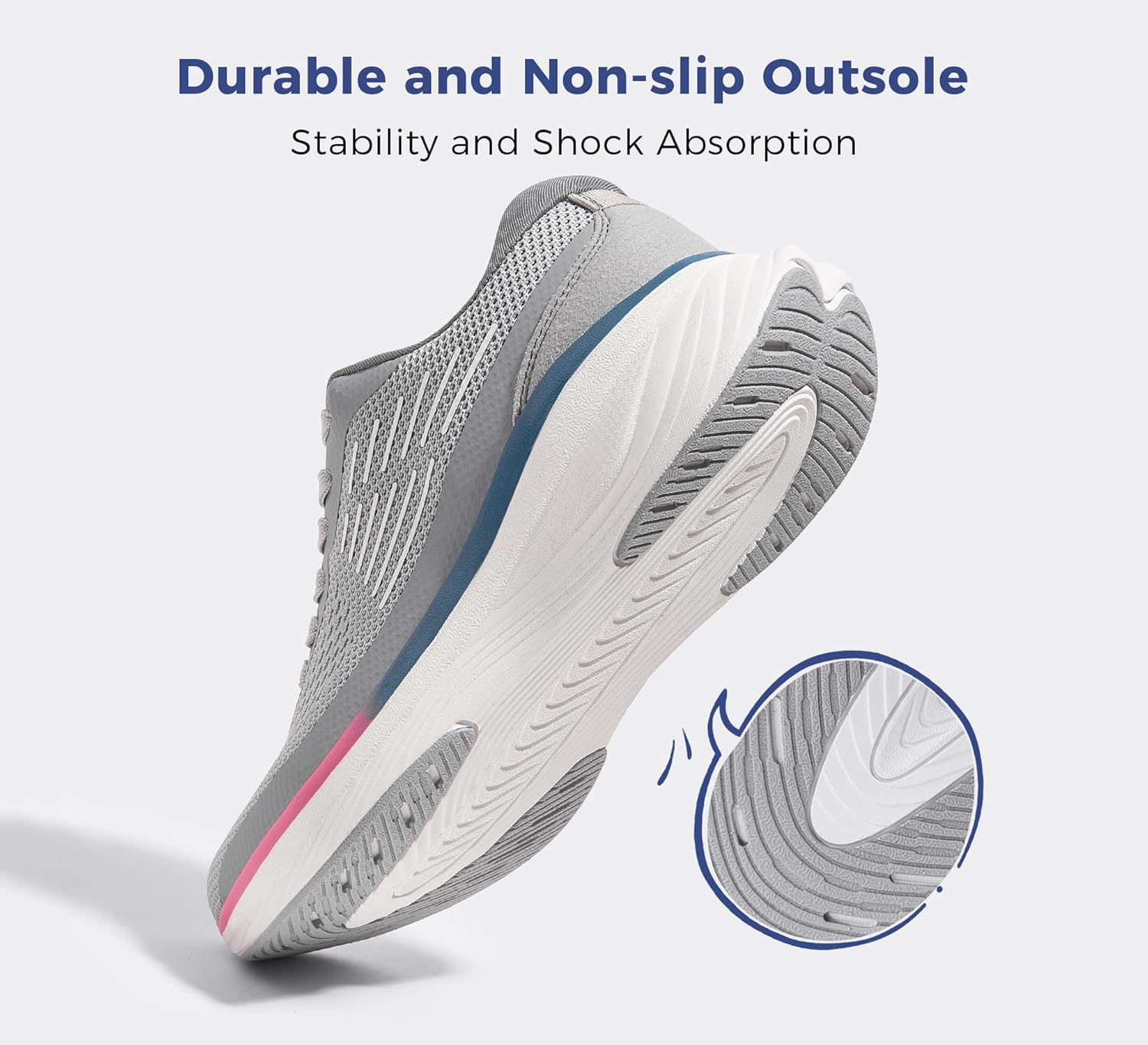 Women Running Shoes Chunky Tennis Workout Athletic Sports Gym Sneakers Cross Training Hiking Breathable Non Slip Walking Shoes