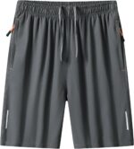 Mens Athletic Running Shorts,5 inch Quick Dry Lightweight Two Packets Gym Workout Basketball Hiking Golf Casual Short