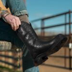 Cowboy Work Boots for Men Square Toe Leather Western Boot Slip Resistant Indestructable Steel Toe Safety Boots for Men  Series - Image 2