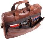 16 Inch Leather briefcases Laptop Messenger Bags for Men and Women Best Office Satchel Bag - Image 2